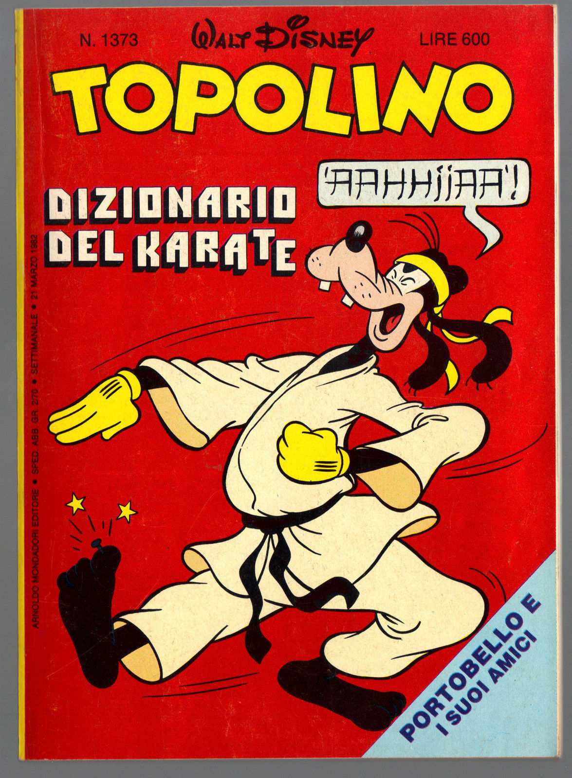 TOPOLINO N° 1373 - 21 MARZO 1982