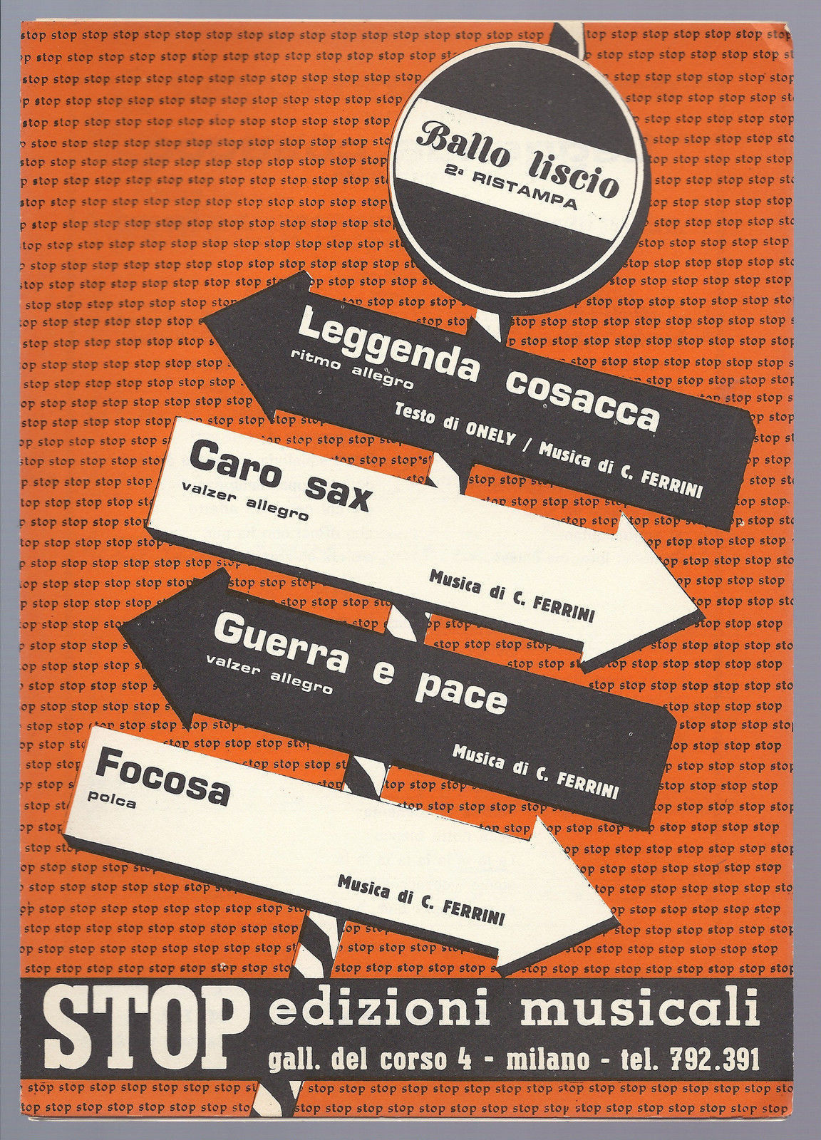 LEGGENDA COSACCA - CARO SAX - GUERRA E PACE - FOCOSA (C. Ferrini) # SPARTITO