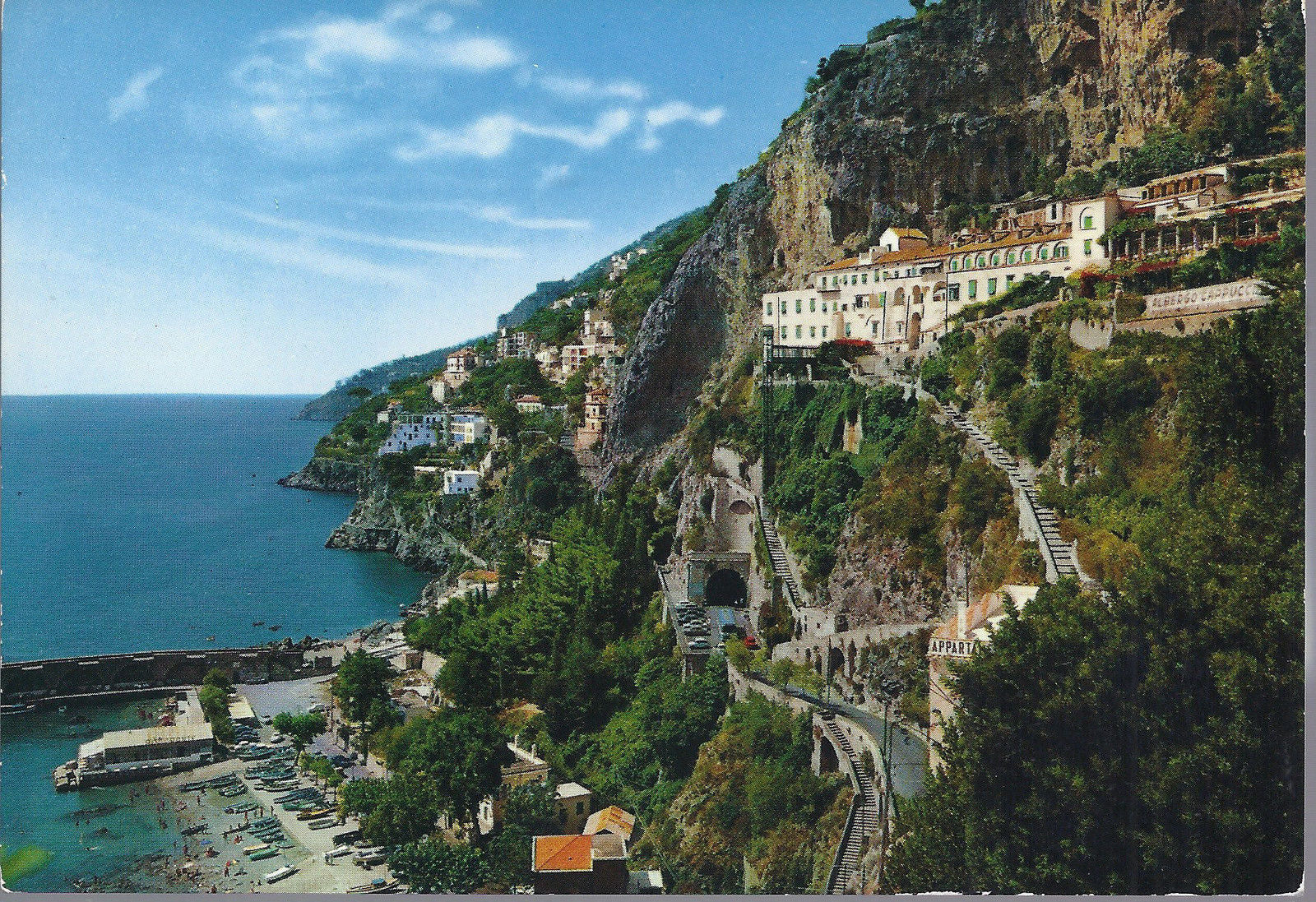 AMALFI - VEDUTA PANORAMICA DA LEVANTE - NV - FG