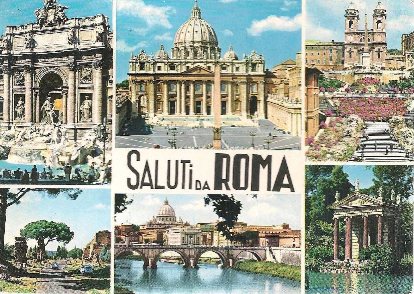 ROMA - 6 VEDUTE - V1966
