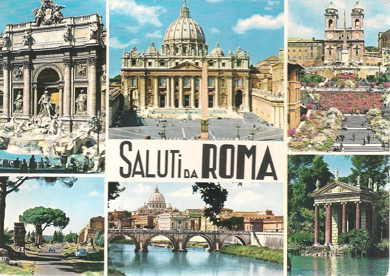 ROMA - 6 VEDUTE - V1966