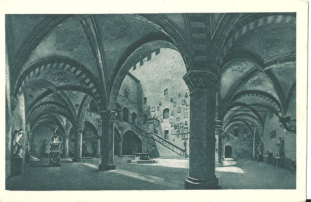 FIRENZE - CORTILE E SCALA DEL BARGELLO - NV