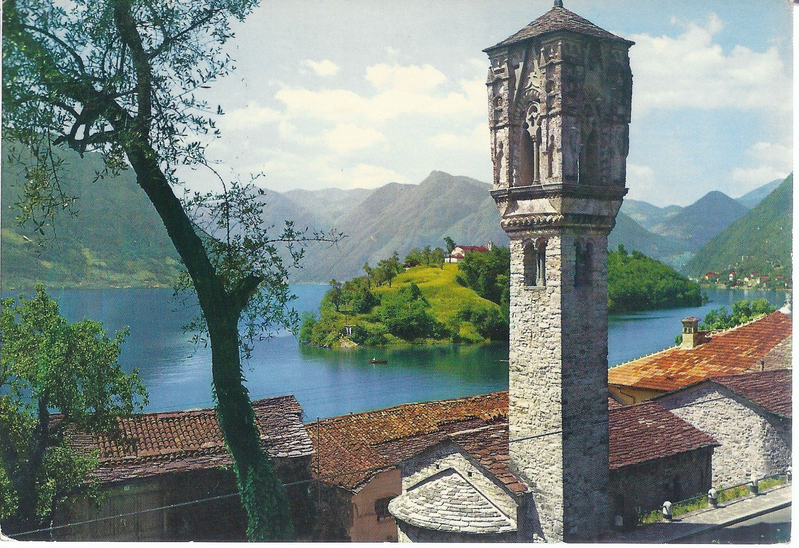 LAGO DI COMO - TORRE GOTICA E ISOLA COMACINA - VSD - FG