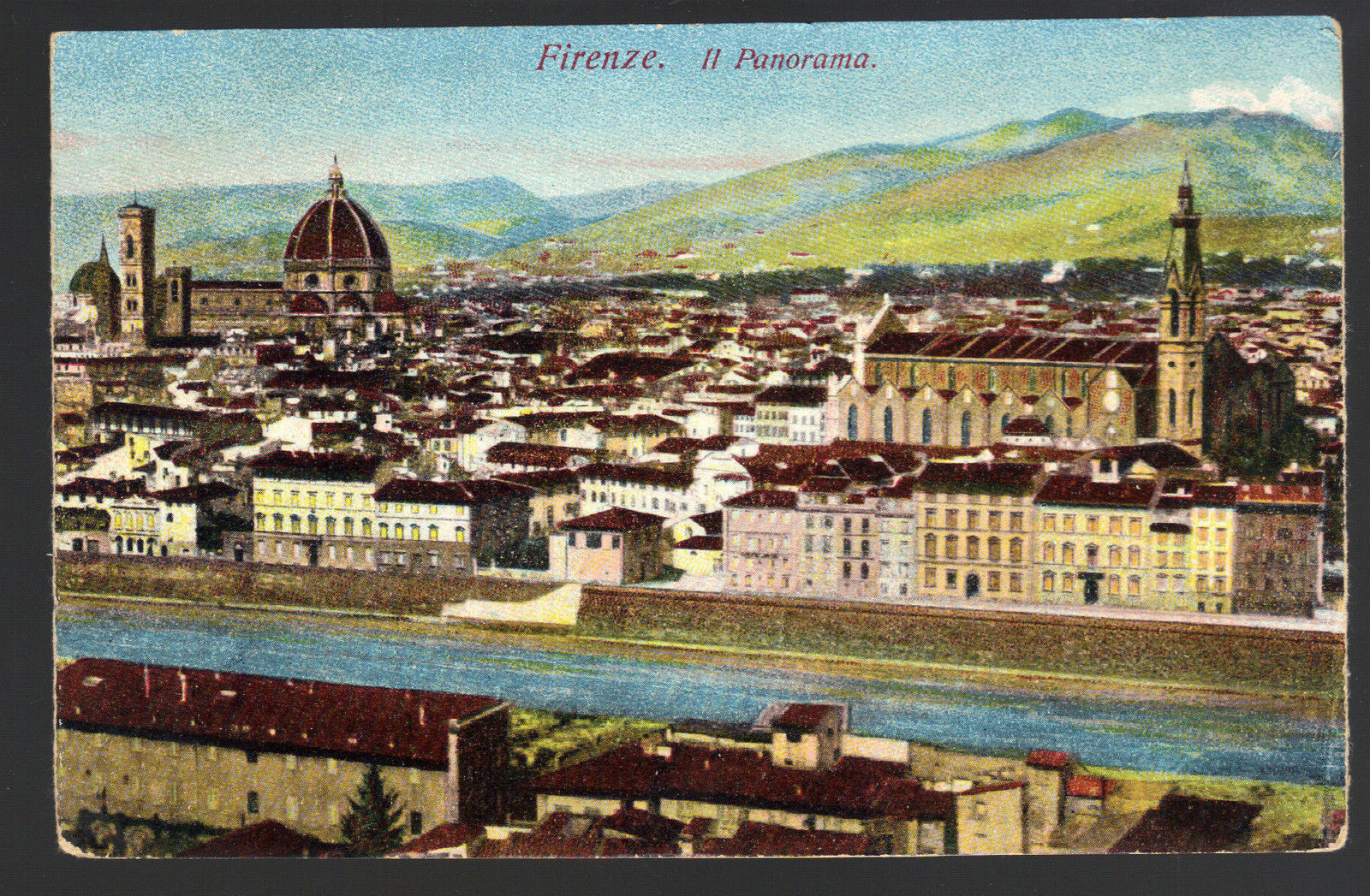FIRENZE - IL PANORAMA - NV - DISEGNATA