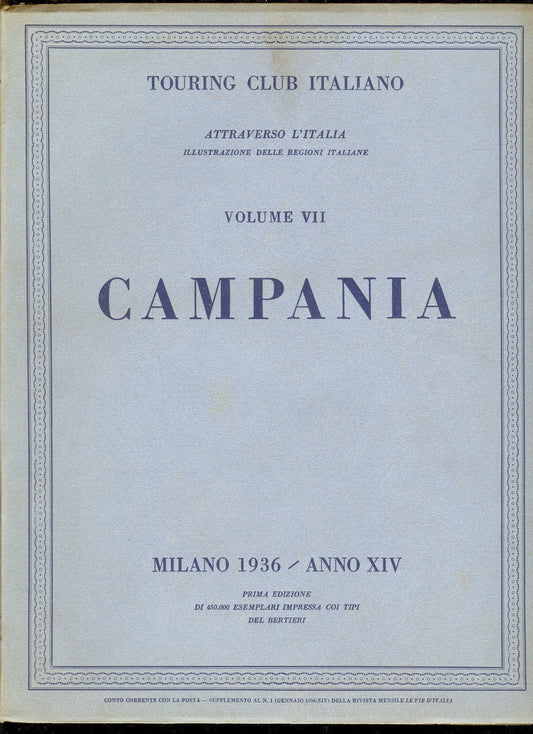 ATTRAVERSO L'ITALIA - CAMPANIA - 1936