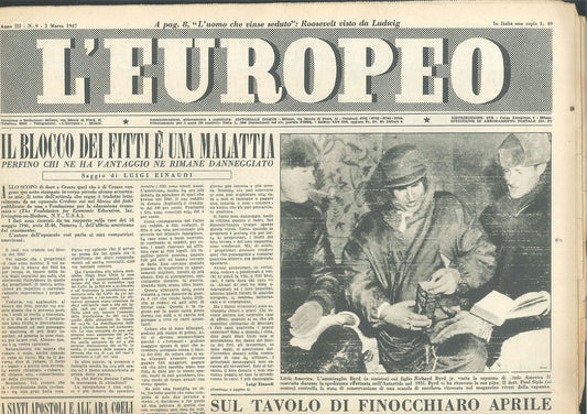 L'EUROPEO - ANO III° - N 9 - 2 MARZO 1947