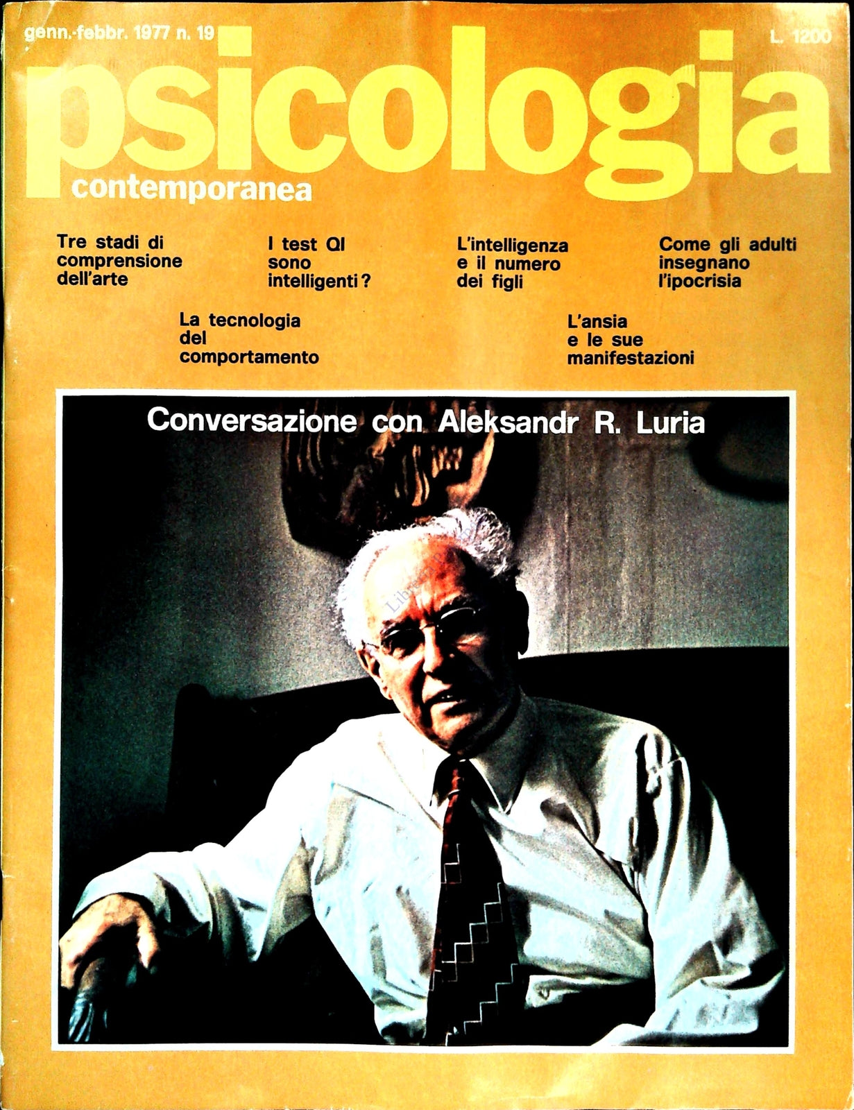 PSICOLOGIA CONTEMPORANEA N. 19 - GENN.-FEBBR. 1977