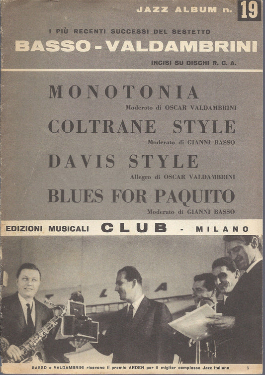 MONOTONIA - COLTRANE STYLE - DAVIS STYLE - BLUES FOR PAQUITO # SPARTITO