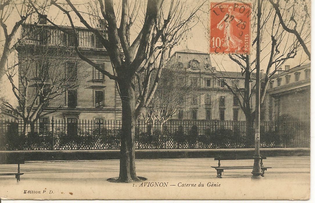AVIGNON - CASERME DU GENIE - V1915
