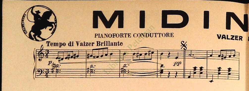 ANNALENA.mazurka - MIDINETTE.valzer musette - SPARTITO-SHEET MUSIC