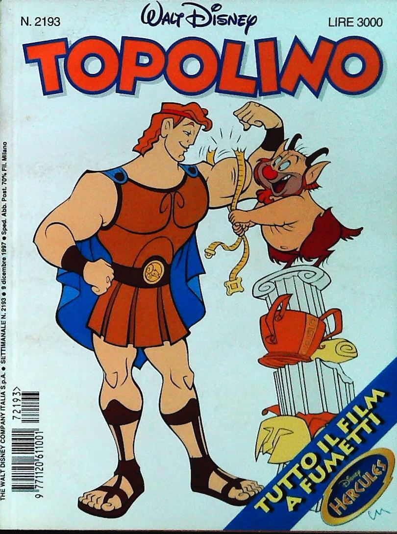 TOPOLINO N. 2193 - 9 DICEMBRE 1997