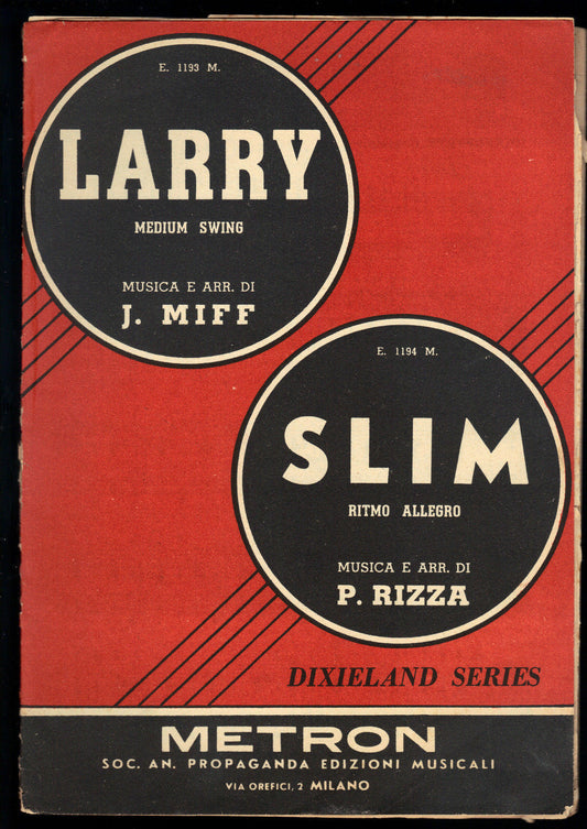 LARRY (J. Miff) - SLIM (P. Rizza) # SPARTITO
