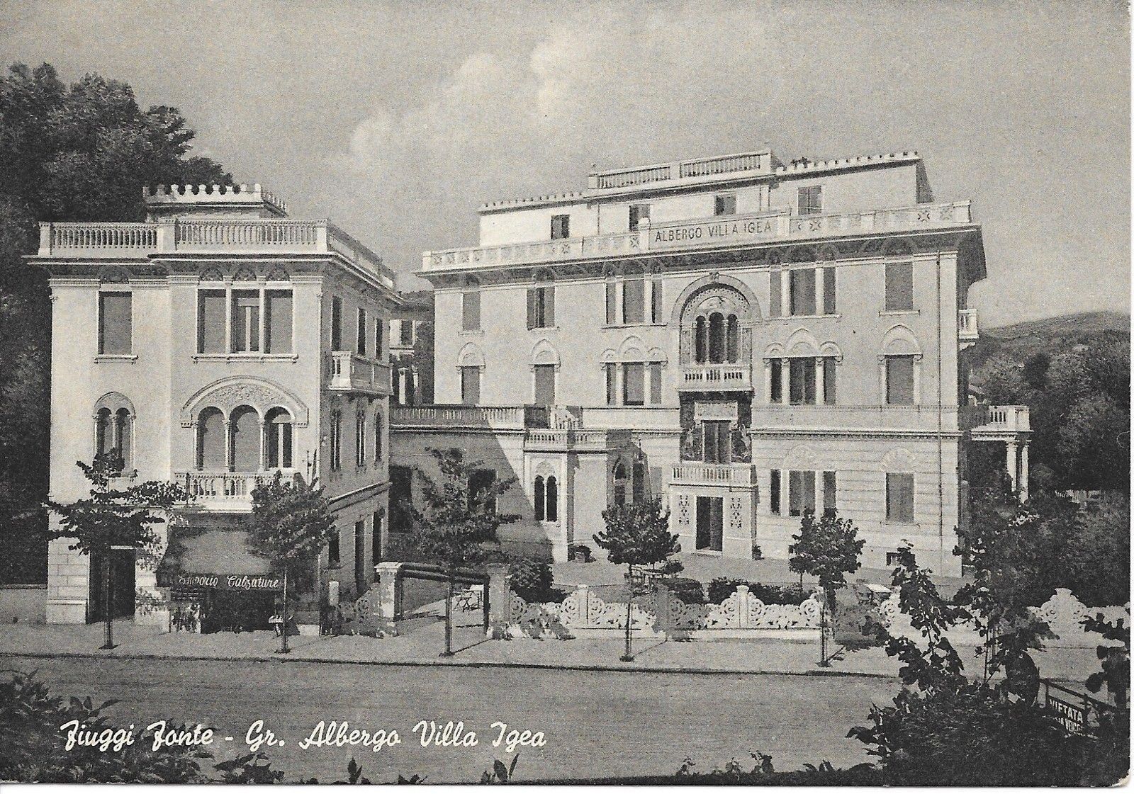 FIUGGI FONTE - GR. ALBERGO VILLA IGEA - V1957
