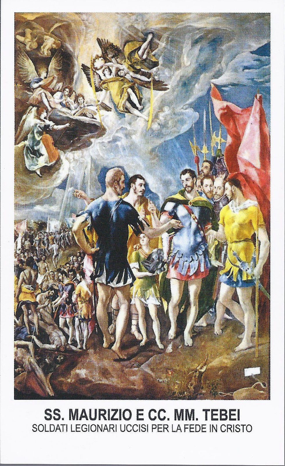 SS. MAURIZIO E COMPAGNI MARTIRI TEBEI - SANTINO - AS012-276