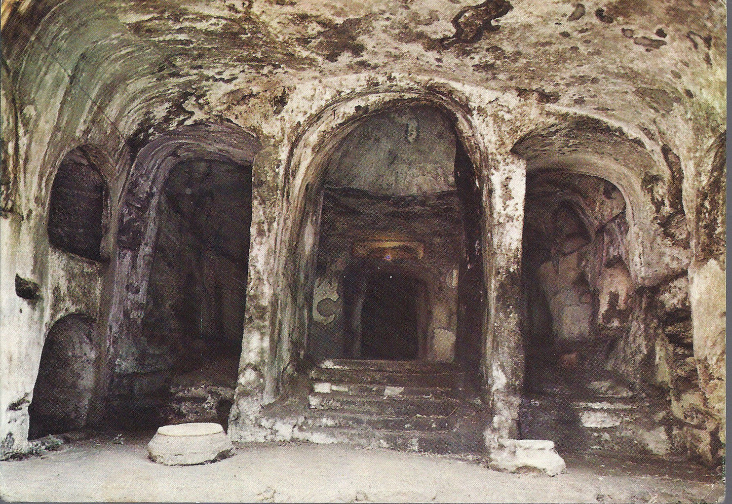 NAPOLI - CATACOMBA DI S. GENNARO - PASSAGGIO AL PIANO SUPERI