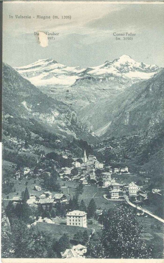 ALAGNA VALSASIA - PANORAMA - NV