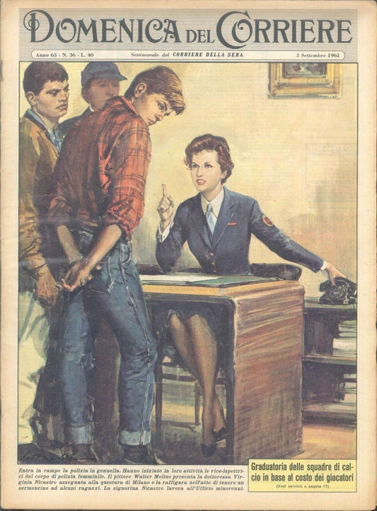 DOMENICA DEL CORRIERE N 36 - 3 SETTEMBRE 1961
