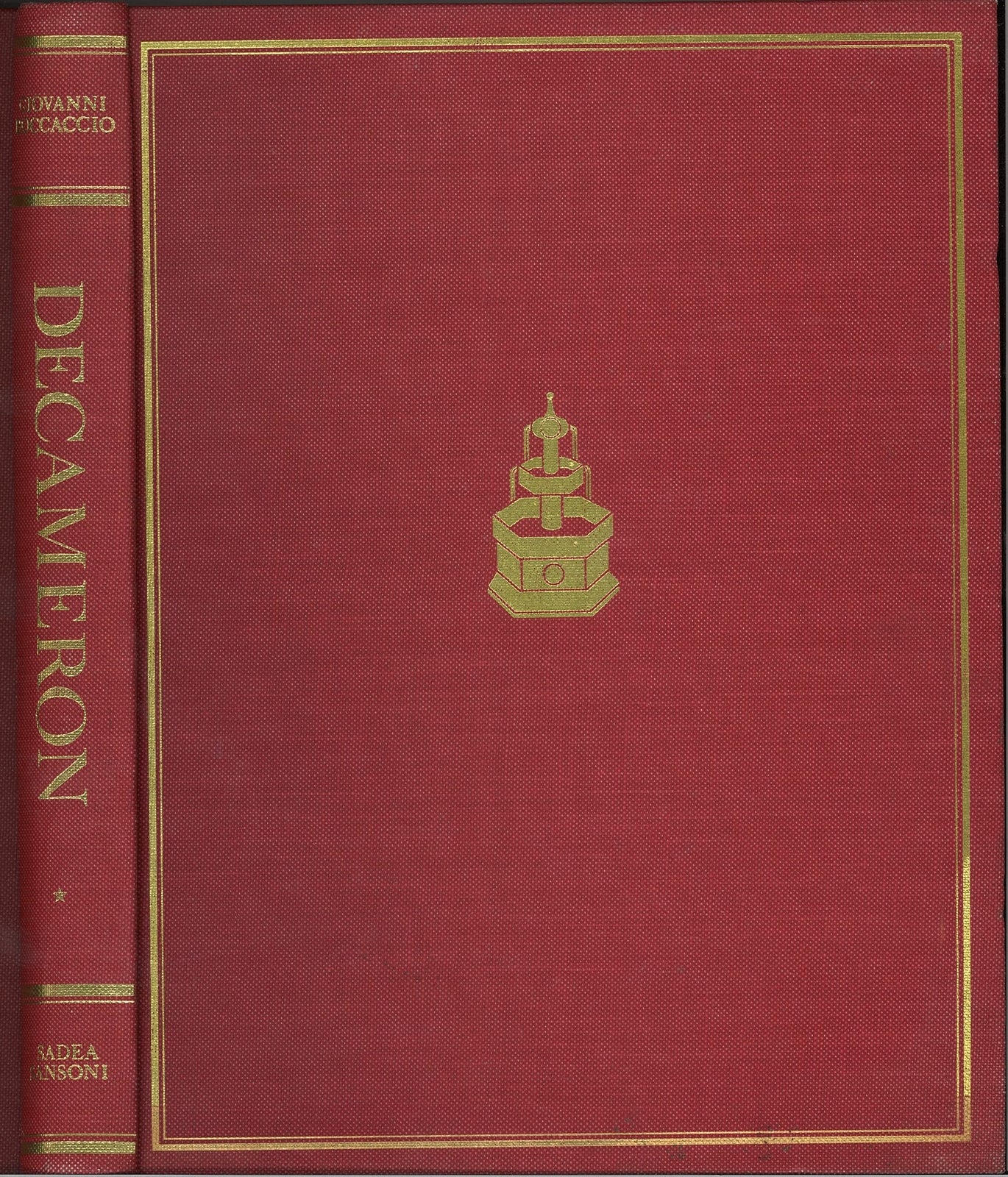 DECAMERON - GIOVANNI BOCCACCIO - INTR. VITTORE BRANCA-SANSONI 1966 - TRE VOLUMI
