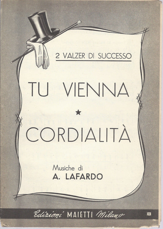 TU VIENNA - CORDIALITA'  A. Lafardo # SPARTITO