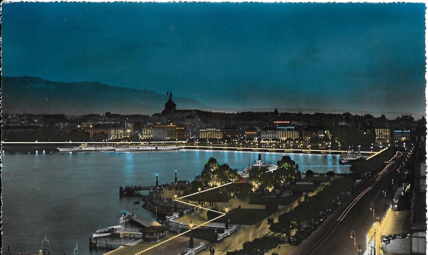 GINEVRA/GENEVE-ILLUMINATION DE LA RADE ET DE LA VILLE-NV-NOT
