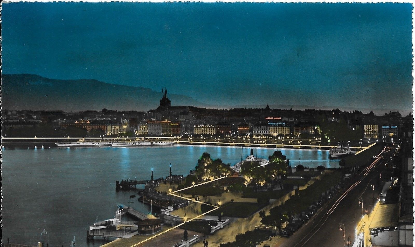 GINEVRA/GENEVE-ILLUMINATION DE LA RADE ET DE LA VILLE-NV-NOT