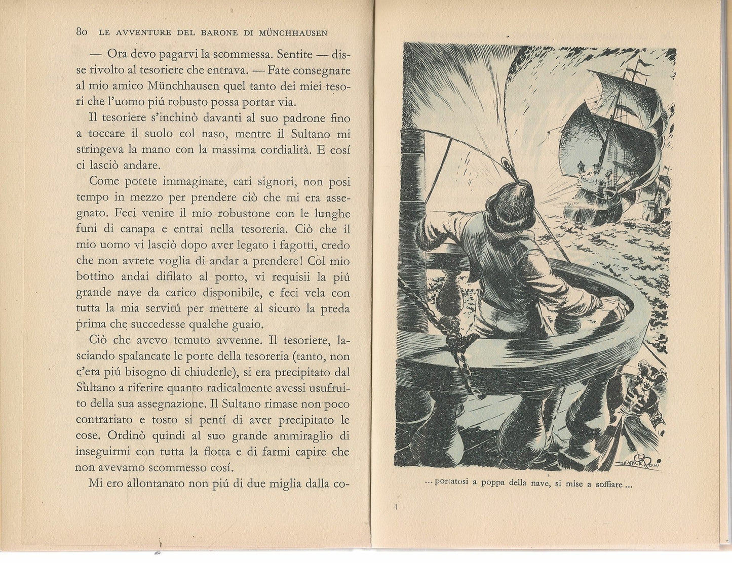 LE AVVENTURE DEL BARONE DI MUNCHHAUSEN -  - MONDADORI  1952
