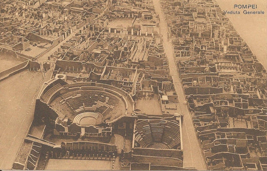 POMPEI - VEDUTA GENERALE - NV