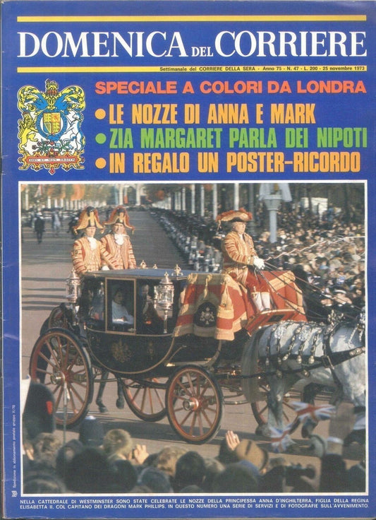 DOMENICA DEL CORRIERE N 47 - 25 NOVEMBRE 1973