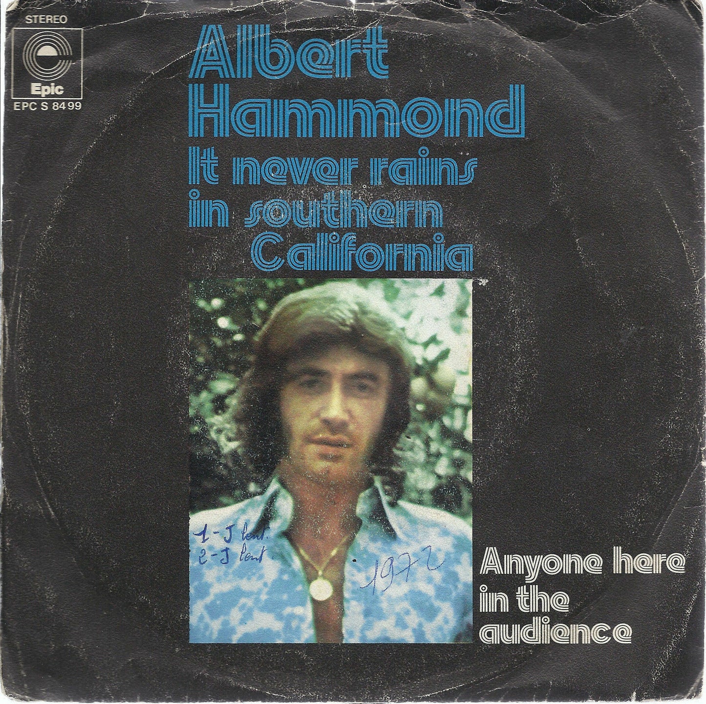IT NEVER RAINS IN SOUTHERN CALIFORNIA - ANYONE HERE IN THE AUDIENCE - A. HAMMOND