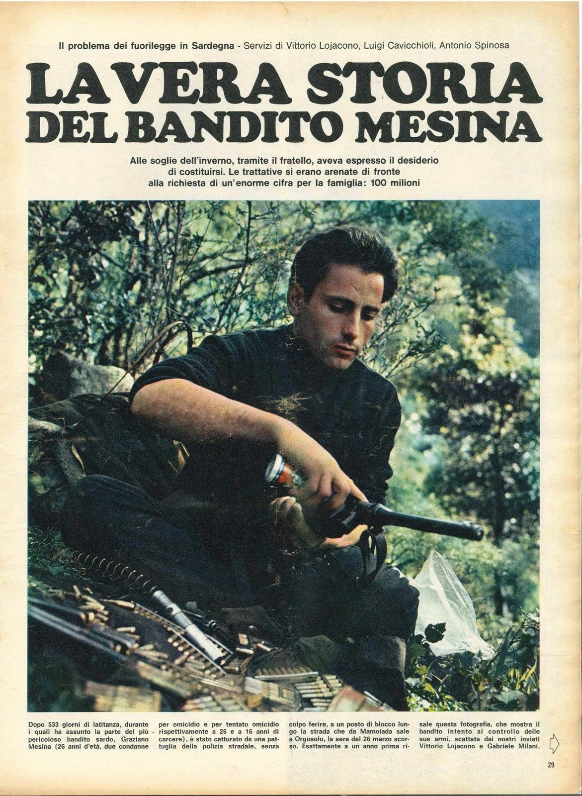 LA RIBELLIONE DI OZIERI 1968 - CLIPPING