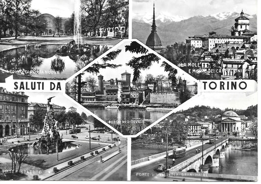 SALUTI DA TORINO 5 IMMAGINI - V1968