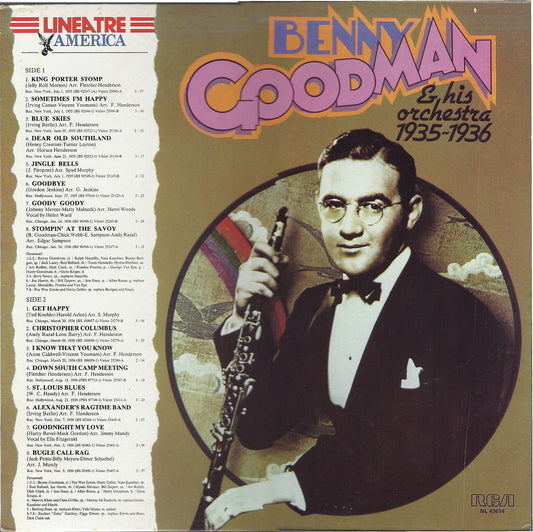 BENNY GOODMAN e his orchestra 1935-1936 - LINEATRE AMERICA
