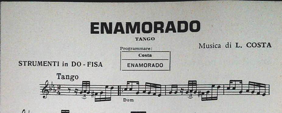 COSTA-BAGUTTI - QUATTRO BRANI - SPARTITO-SHEET MUSIC