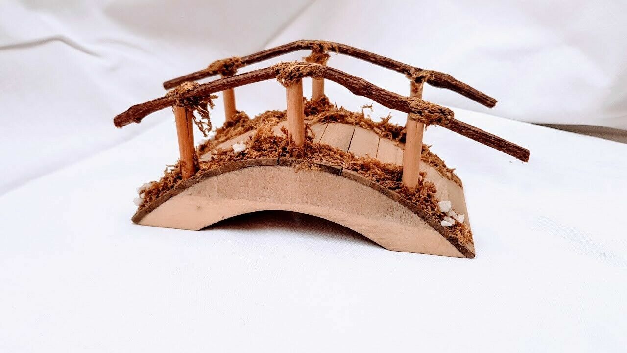 PONTE IN LEGNO PER FIGURE 8 - 10 - 12 CM