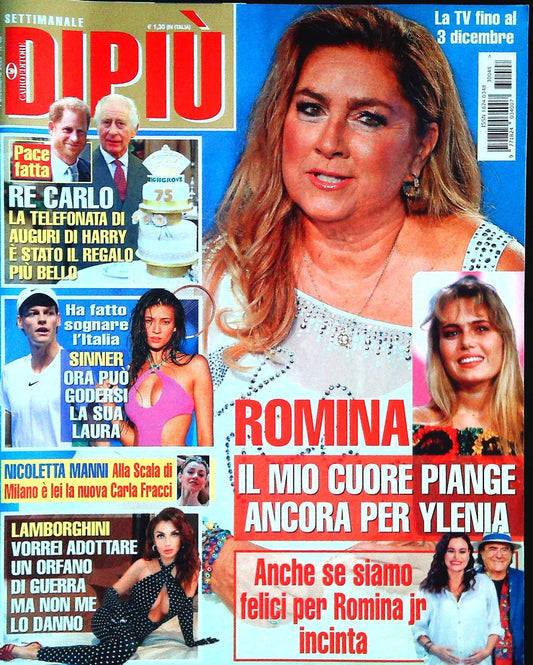 DI PIU' 1 DICEMBRE 2023 - ROMINA- SINNER - NICOLETTA MANNI - LAMBORGHINI