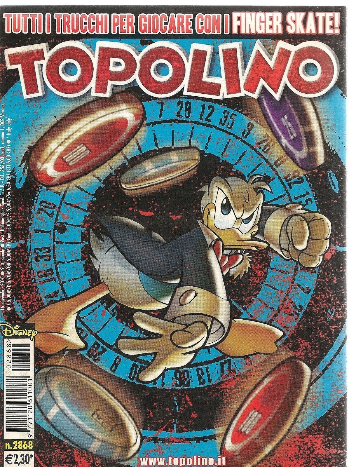 TOPOLINO N° 2868 - 16 NOVEMBRE 2010