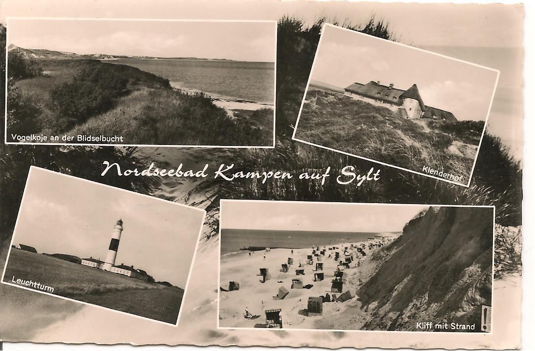 NORDSEEBAD KAMPEN AUF SYLT- 4 VEDUTE/4 BILDER - V1967