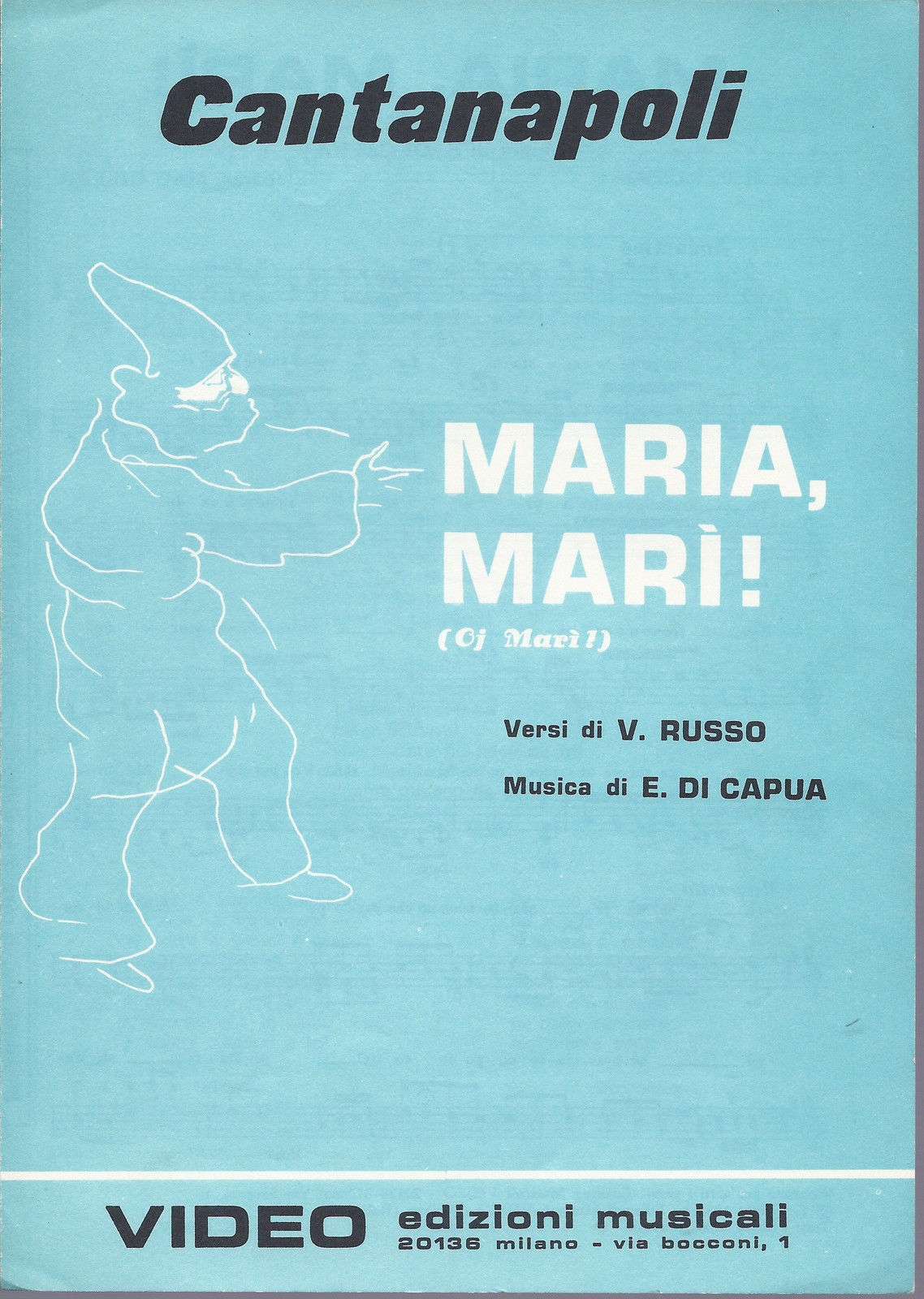 MARIA, MARI' (OJ MARI') - V. Russo - E. Di Capua # SPARTITO
