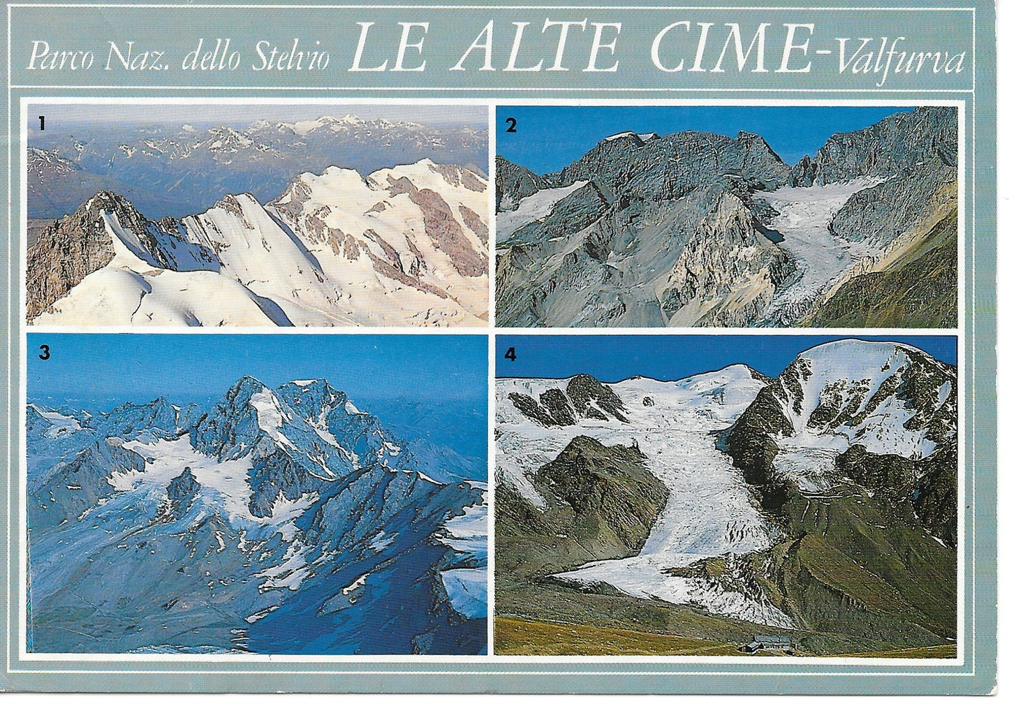 PARCO NAZIONALE DELLO STELVIO - 4 IMMAGINI - V1991