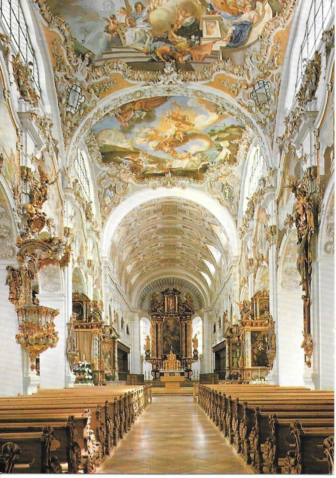 STEINGADEN- PFARRKIRCHE - INNENANSICHT - NV/NG