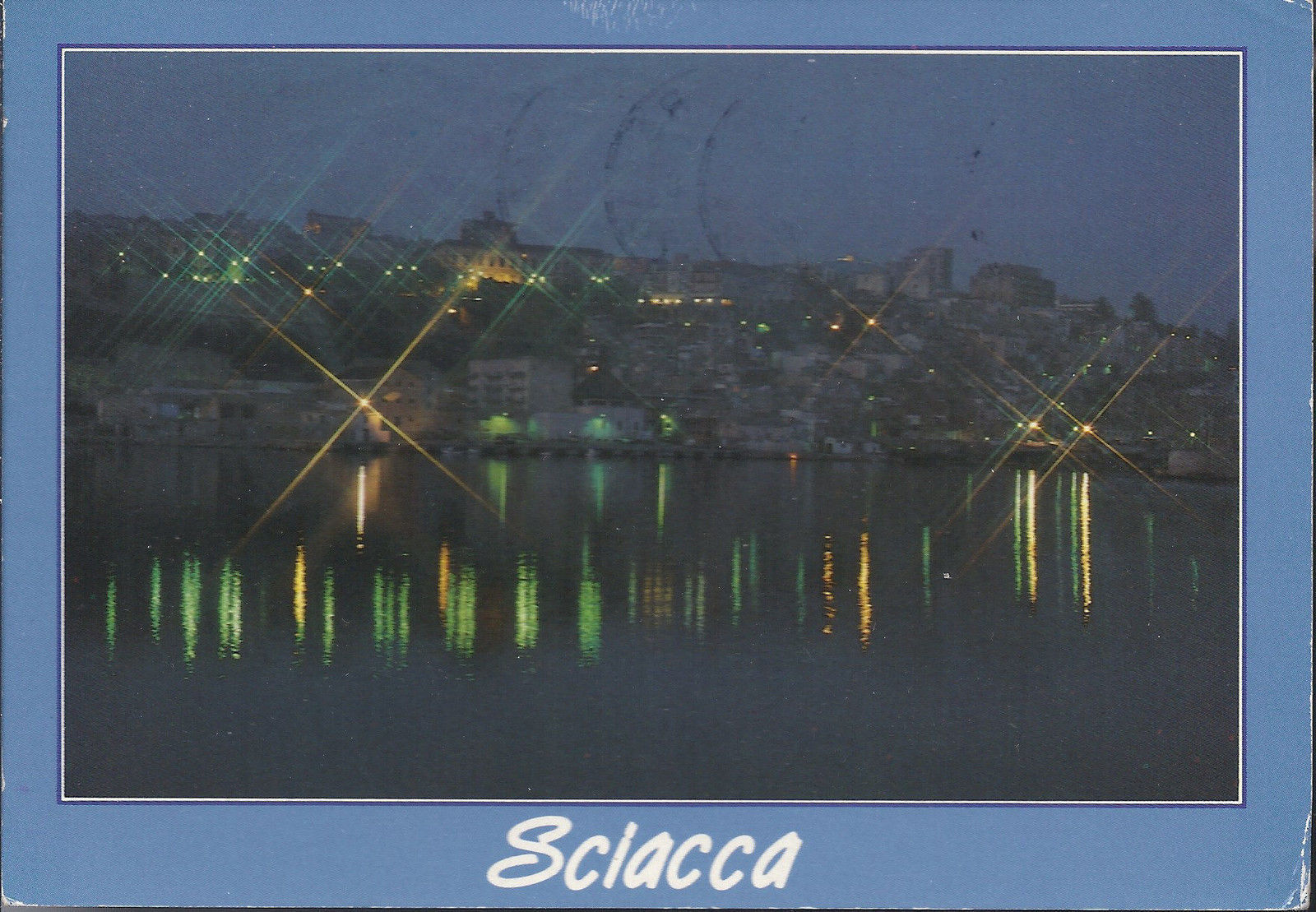 SCIACCA - PANORAMA NOTTURNO - V1995