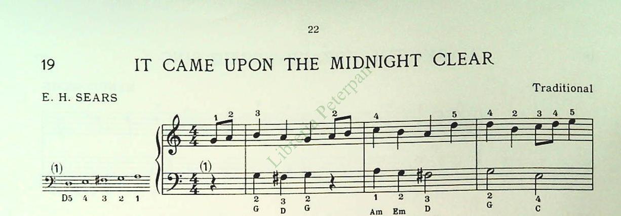 CHRISTMAS CAROLS - 20 BRANI - SPARTITO-SHEET MUSIC