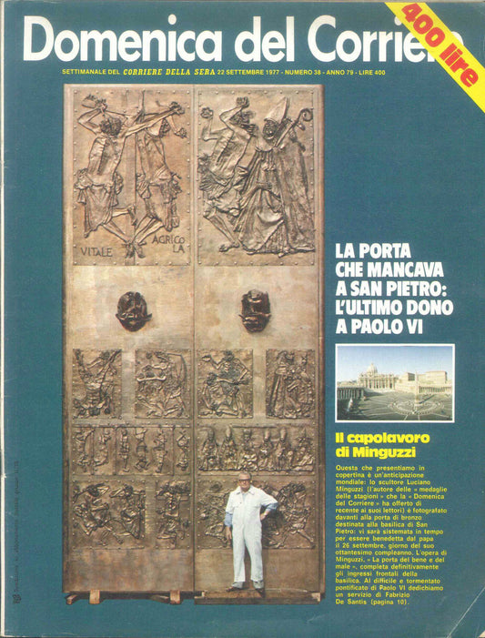 DOMENICA DEL CORRIERE N 38 - 22 SETTEMBRE 1977
