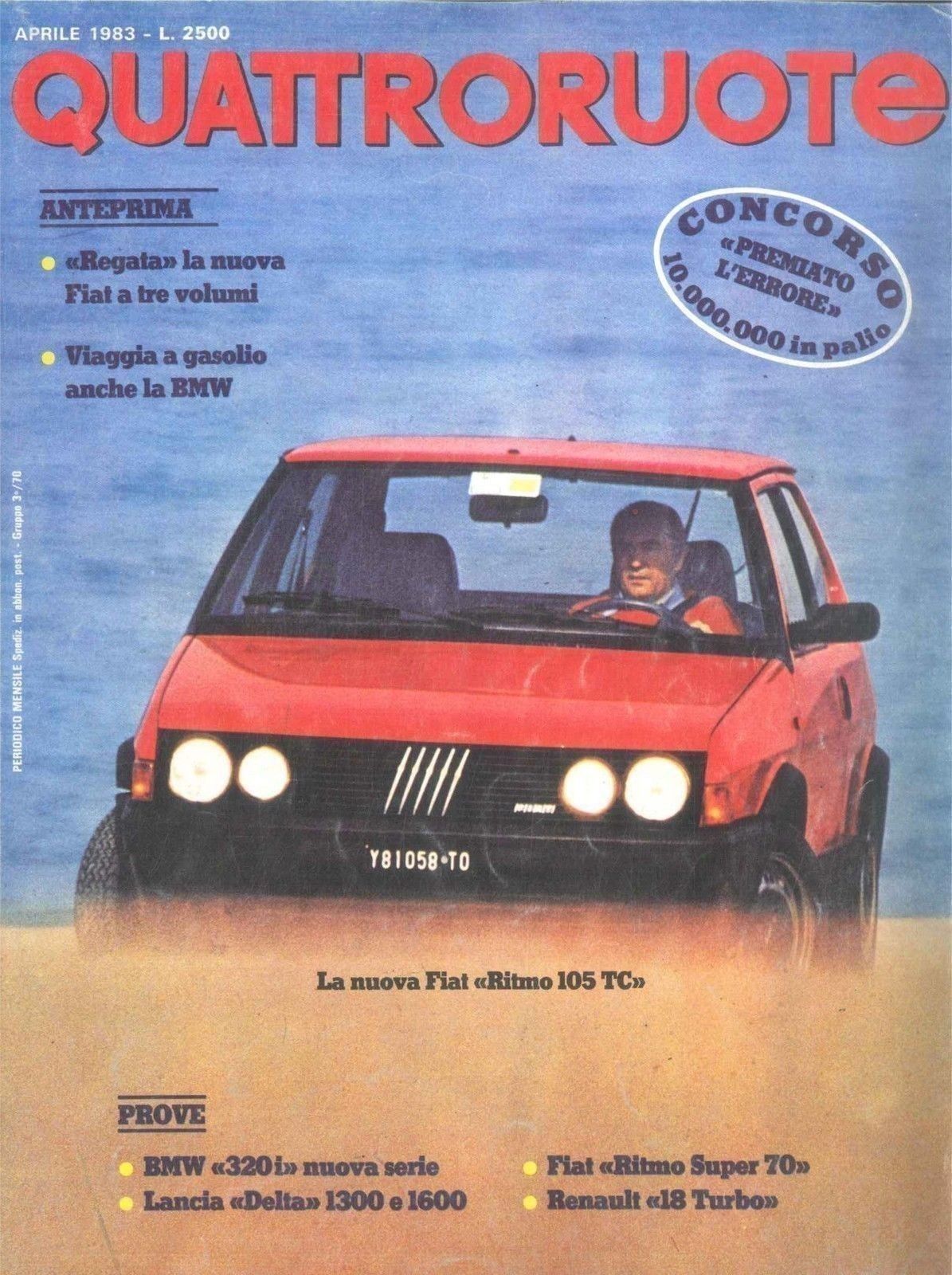 QUATTRORUOTE N 330 - APRILE 1983