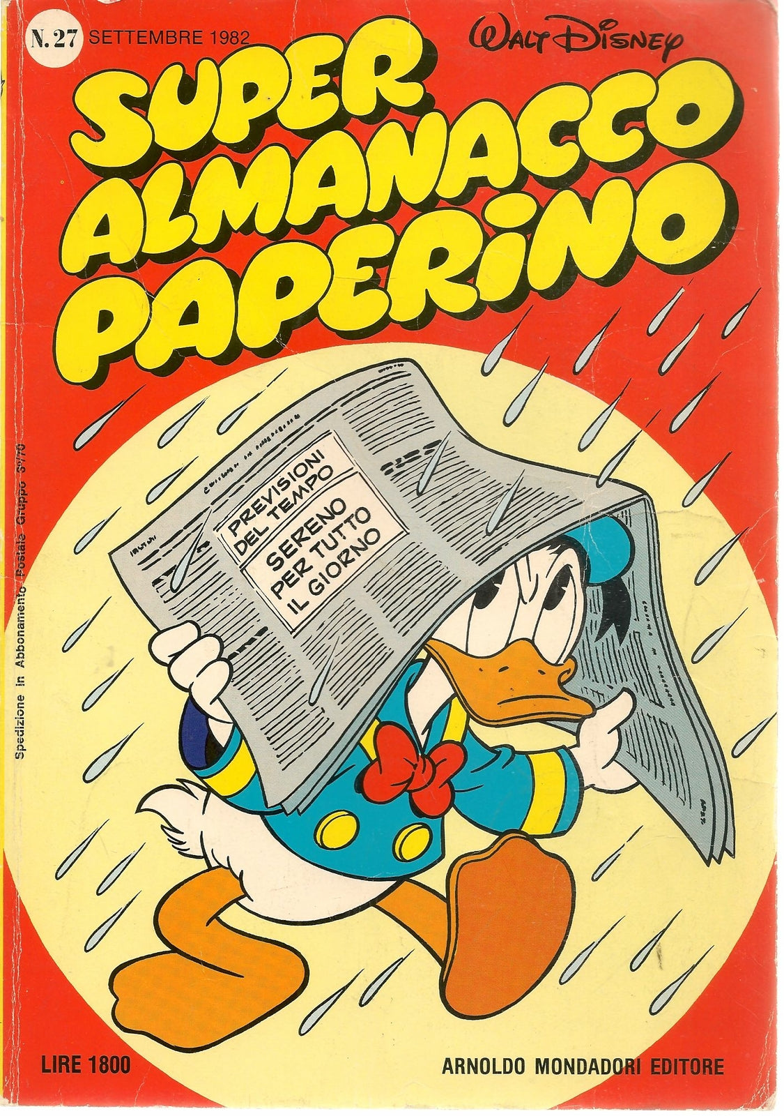 SUPER ALMANACCO DI PAERINO N.27 - SETTEMBRE 1982