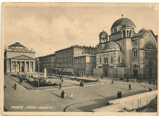 TRIESTE - PIAZZA UMBERTO I - V1942
