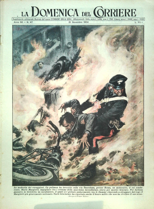 DOMENICA DEL CORRIERE N. 47 - 21 NOVEMBRE 1954