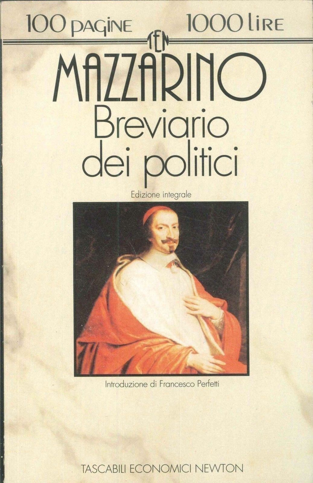 BREVIARIO DEI POLITICI - MAZZARINO - ED. TASC. NEWTON