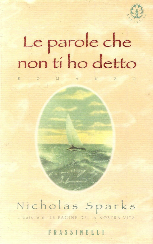 LE PAROLE CHE NON TI HO DETTO - NICHOLAS SPARKS