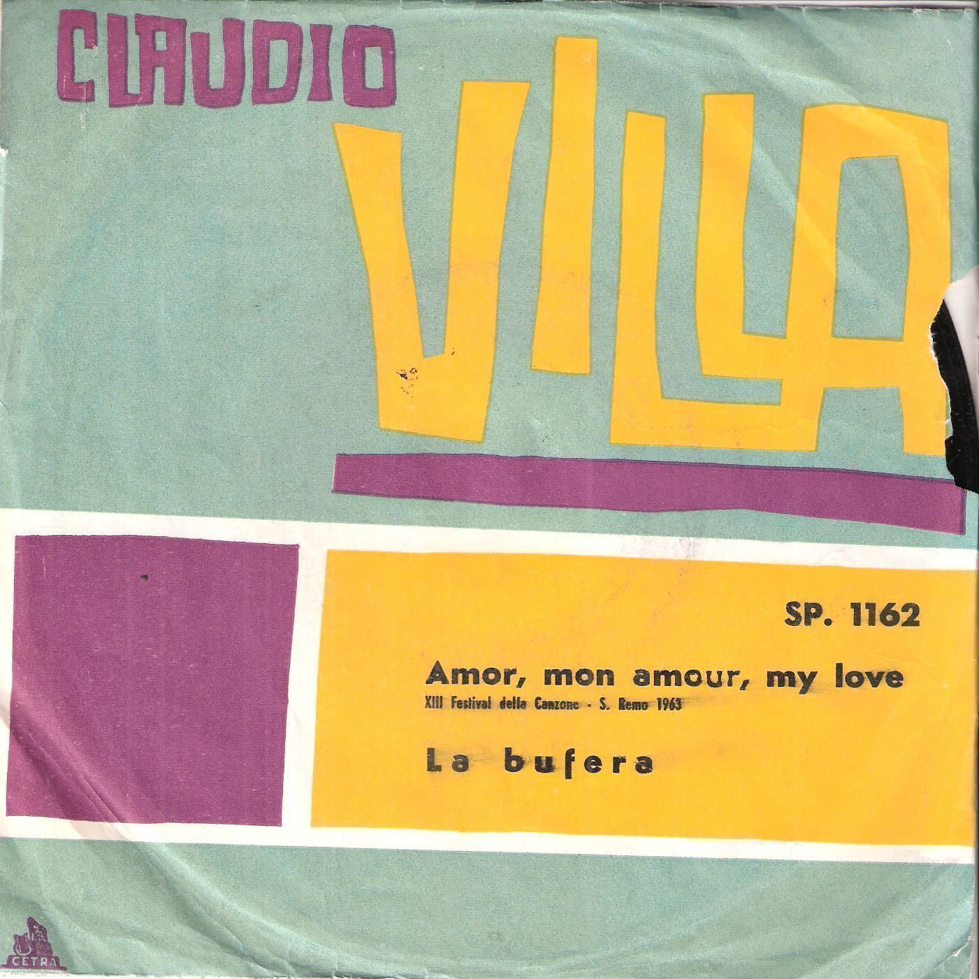 AMOUR, MON AMOUR, MY LOVE - LA BUFERA# CLAUDIO VILLA